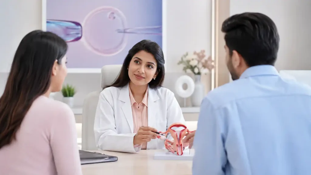 Fertility doctor consultation